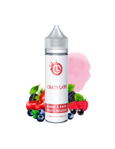 Barbe À Papa Fruits Rouges - Crazy Labs - 50 ml